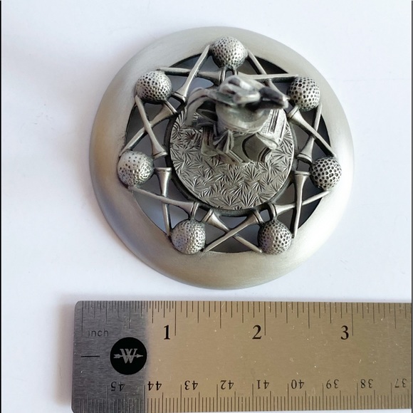 Fort Pewter Lid Jar Container Topper Golf Clubs - Picture 7 of 8